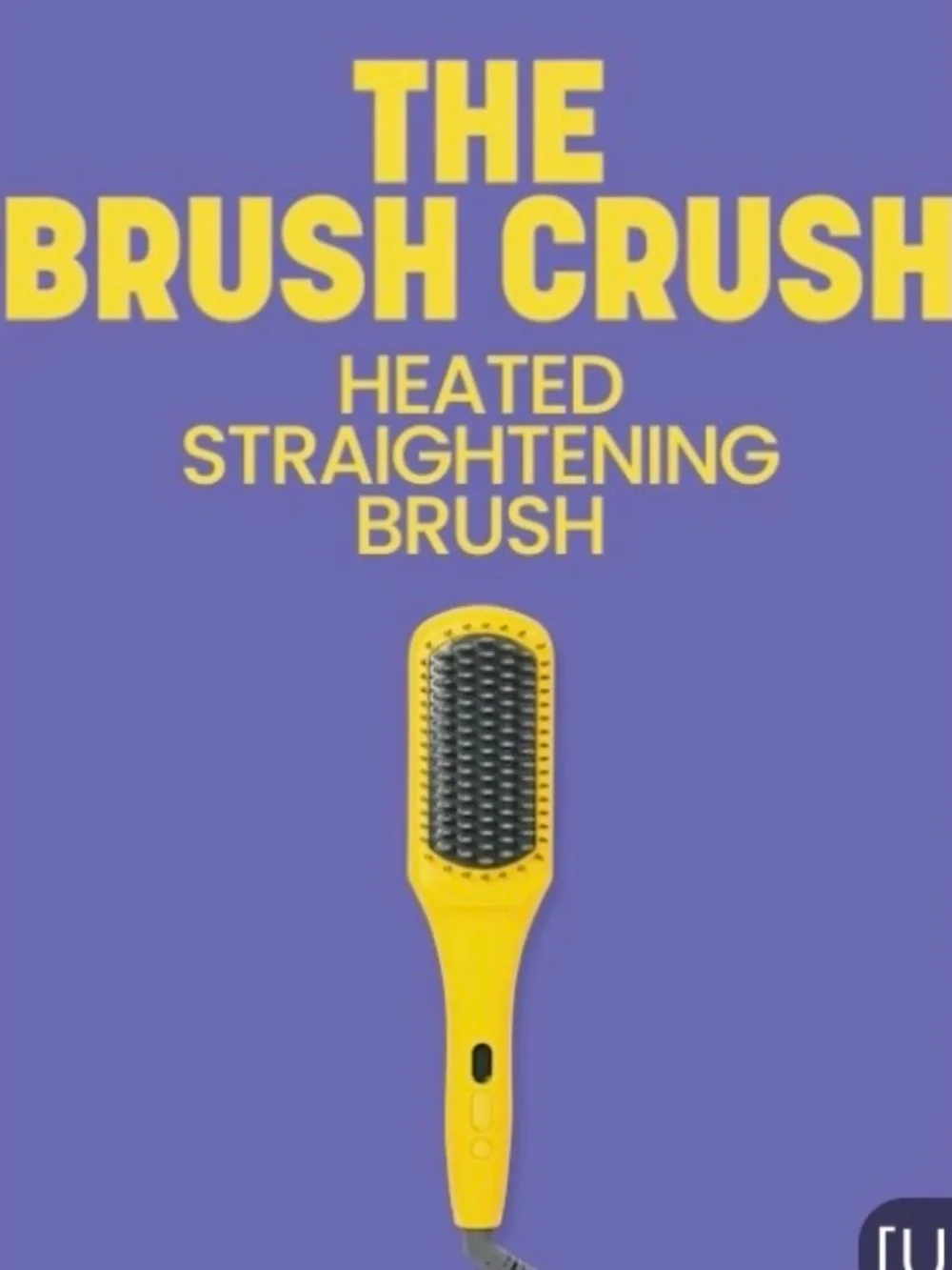 New The Brush Crush Heated Straightening Brush By Drybar